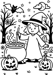 Halloween Witch Banner