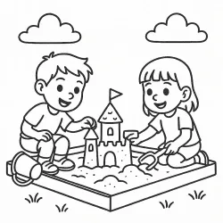 Building A Sandcastle In The Sandbox